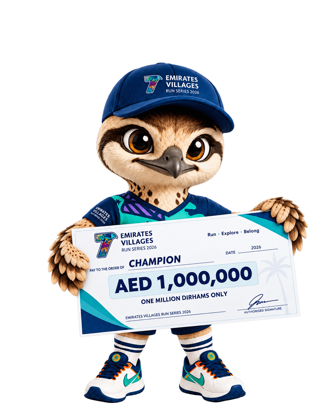 Rahhal presenting the AED 1,000,000 prize pool